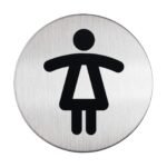Durable PICTO 'Women's WC' Symbol 83mm