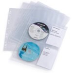 Durable 2 CD/DVD LIGHT Puched Pockets M (10)