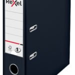 Rexel Choices A4 PP Lever Arch File 30% Pre-Consumer Recycled Foil 75mm Black (10)