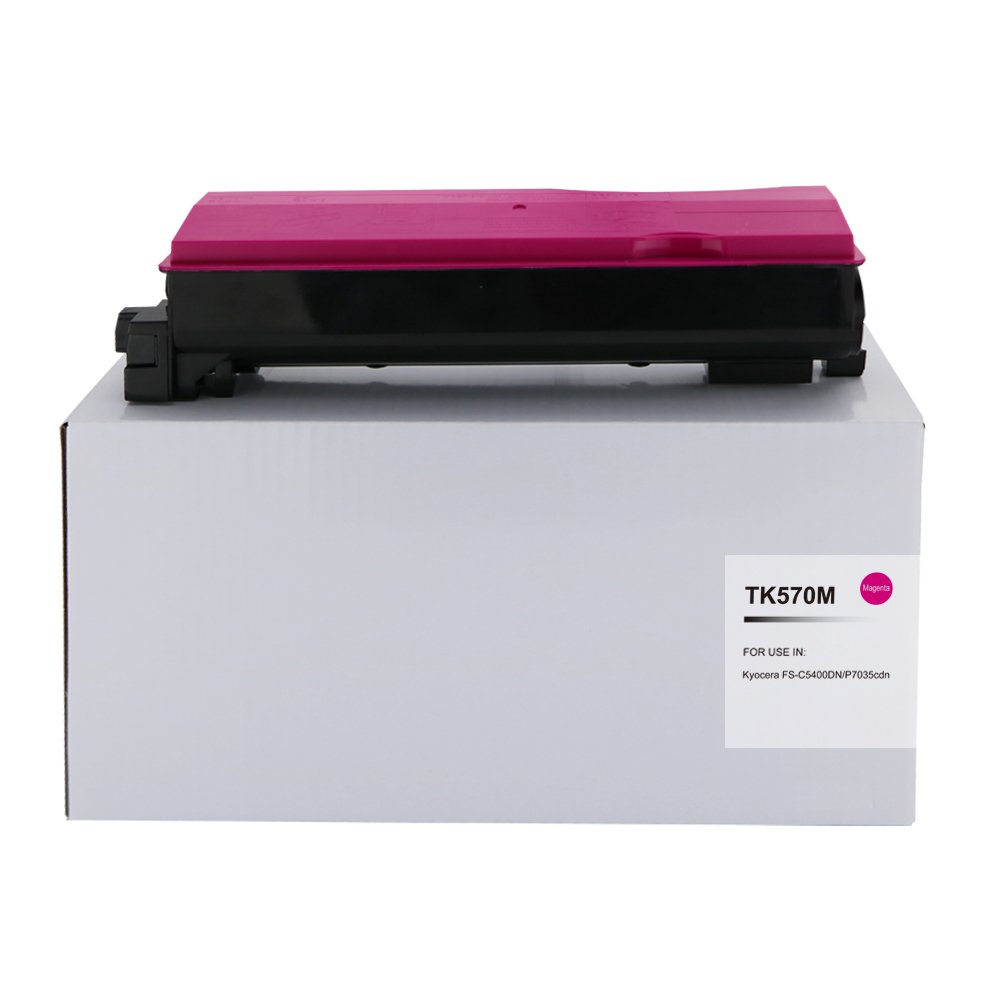 55115403 Comp Kyocera FSC5400 Magenta Toner 4607338 TK570M - Image 1