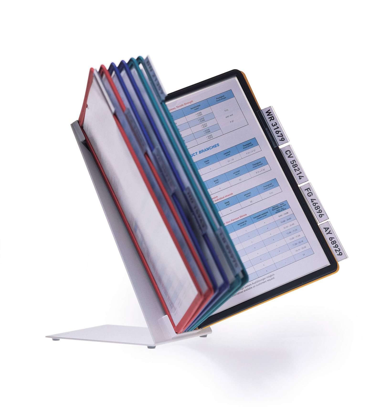 557000_1 Durable VARIO TABLE 10 A4 Assorted - Image 1