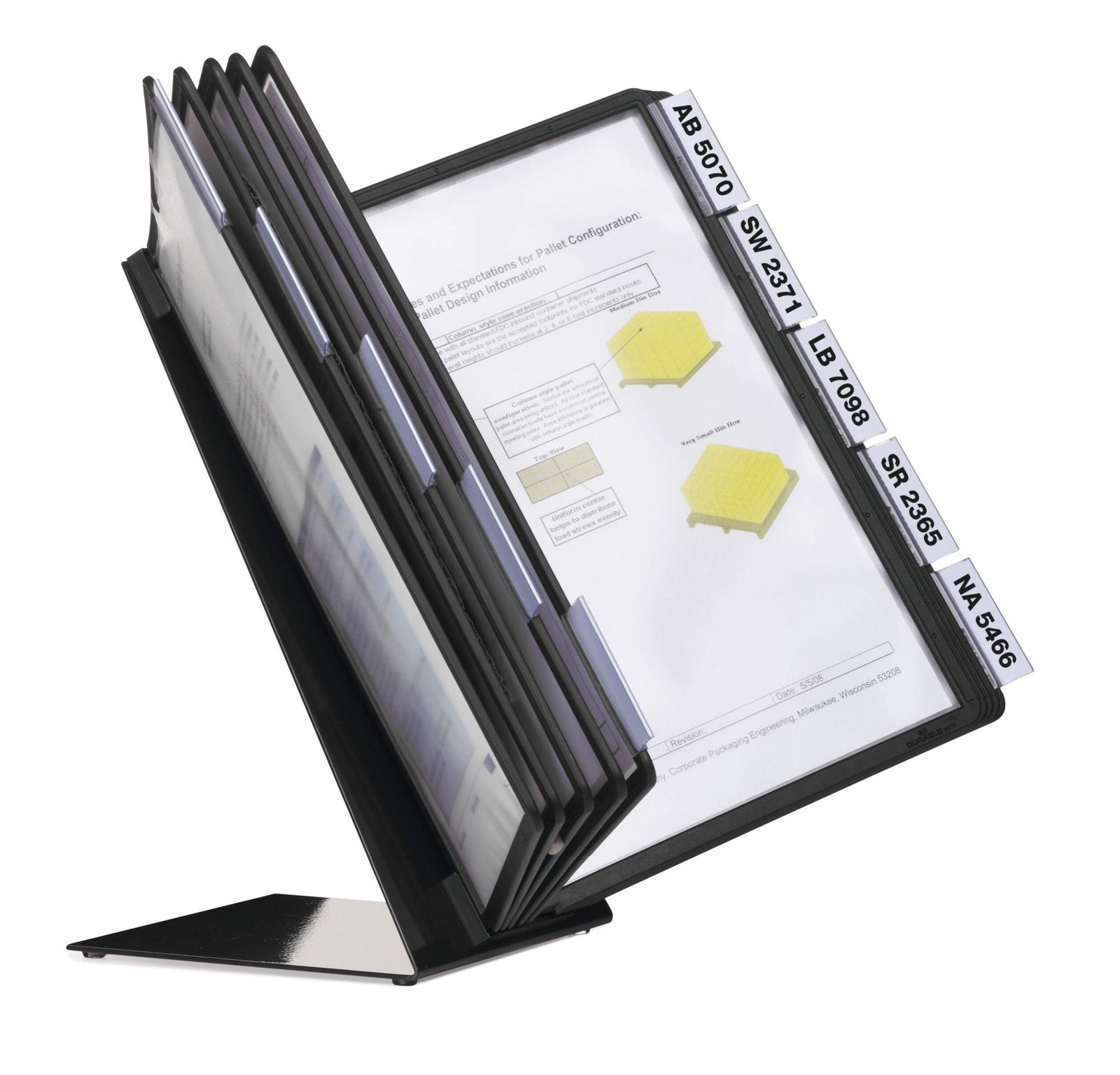557001_1 Durable VARIO TABLE 10 A4 Black - Image 1