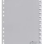 Durable 12 Part Removable Tab Index