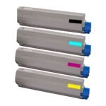 Reman OKI C801 Cyan Toner 44643003