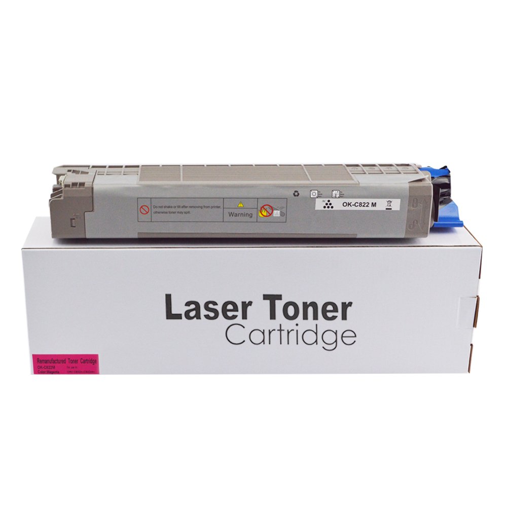 65110824 Reman OKI C822 Magenta Toner 44844614 - Image 1