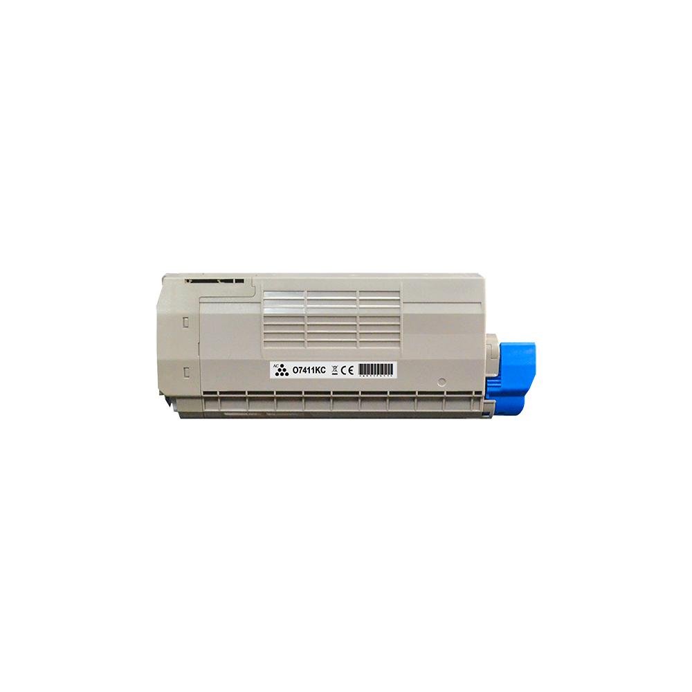 65117411 Comp OKI ES7411 Black Toner 44318620 - Image 1