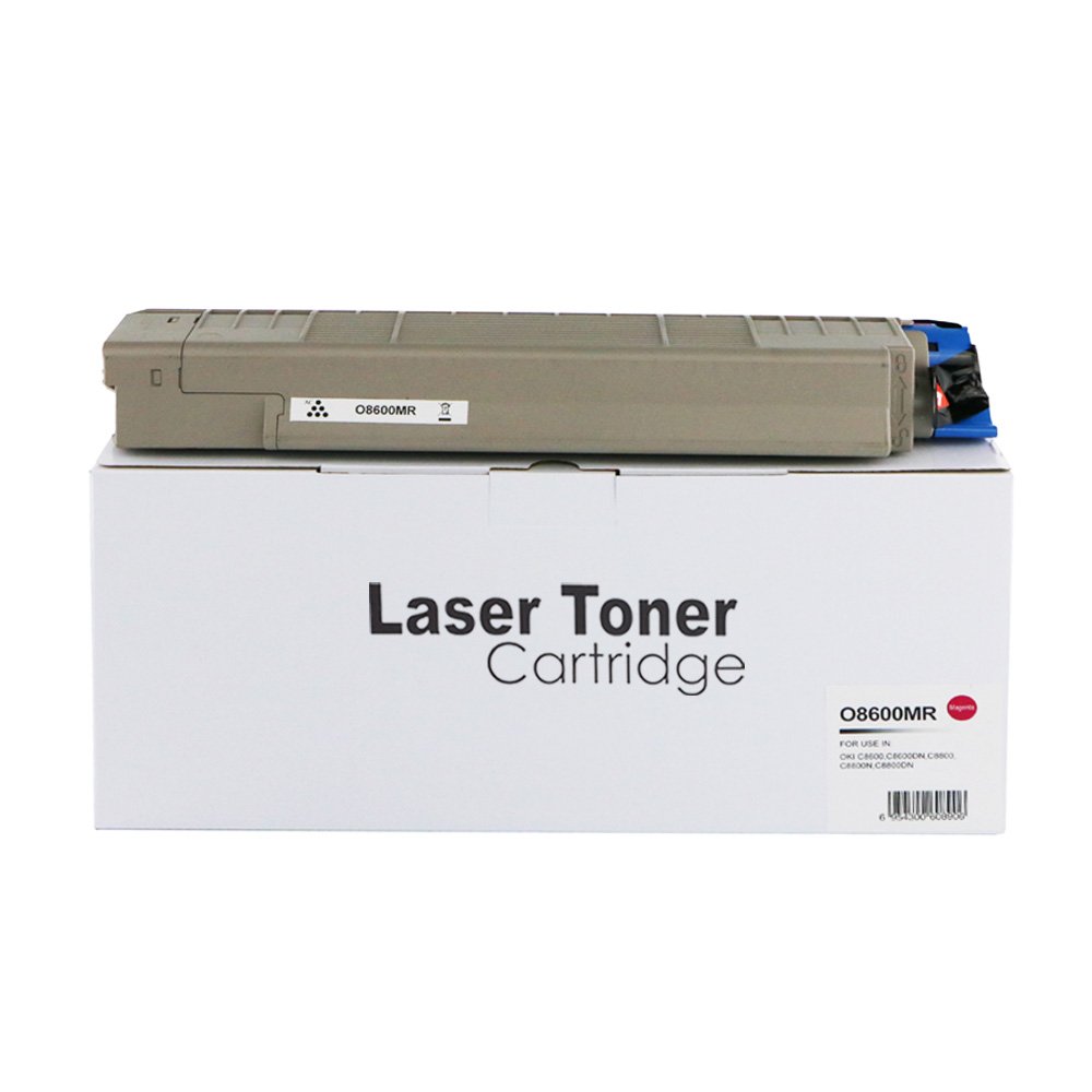 65118603 Reman OKI C8600 Magenta Std Yield Toner 43487710 - Image 1