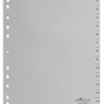 Durable 15 Part Numbered Index Divider  (20)