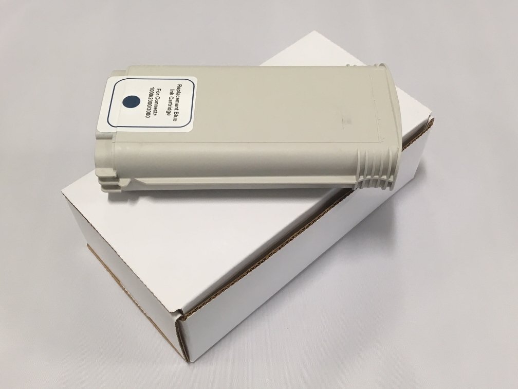 73151000 Comp Pitney Bowes Connect+ 1-3000 Series Blue 789-BL Ink Ctg - Image 1
