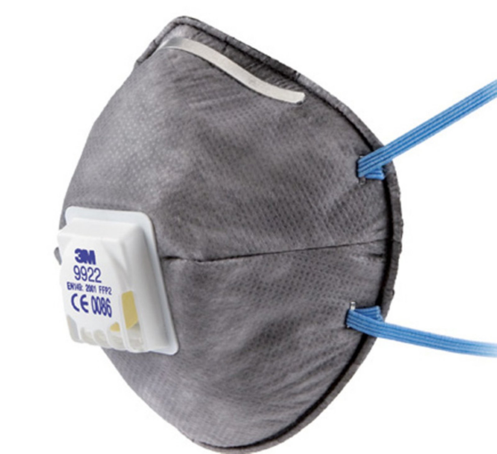 9922 3M 9922 FFP2V Face Mask (Pack of 10) - Image 1