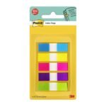 Post-itÂ® Index Flags Small Assorted Neon Colours 11.9 mm x 43.2 mm 100 Flags/Dispenser 1 Dispenser/Pack