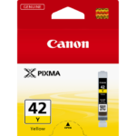 OEM Canon 6387B001 (CLI-42Y) Ink Cartridge Yellow 284 Photos 13ml