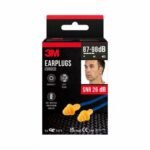 3Mâ„¢ Corded Earplugs 1271 Three flange design Reusable SNR value 26 dB Orange