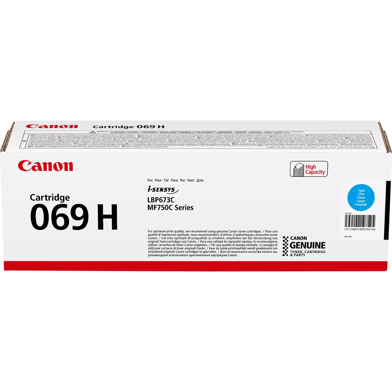 fus_779401 OEM Canon 5097C002 (069H) Toner Cyan High Capacity 5.5k Pages - Image 1