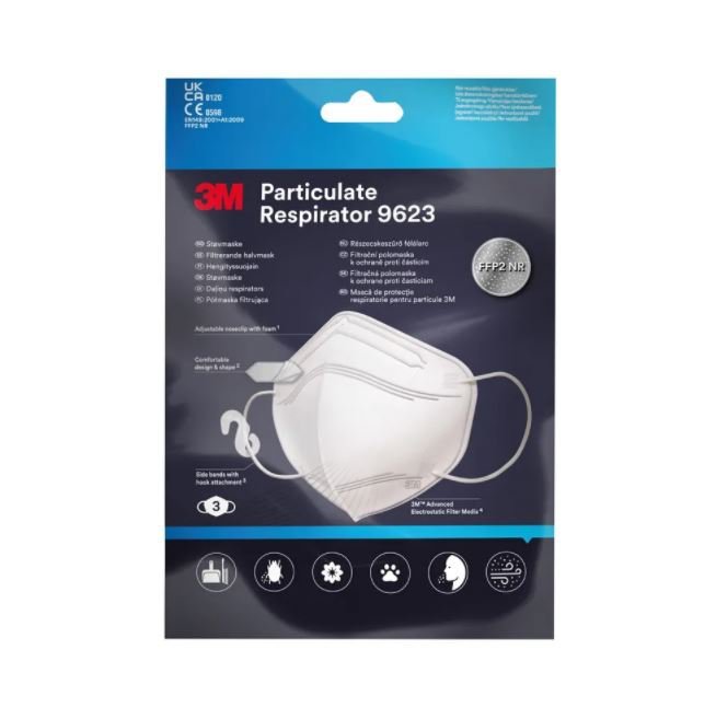 fus_788072 3Mâ„¢ Particulate Respirator 9623 1/Pack - Image 1