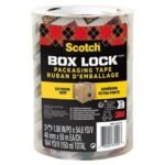 Scotch Box Lock Packaging Tape 3950-LR3-DC 48 mm x 50 m 3 Rolls/Pack