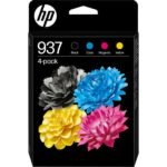 OEM HP 937 Black and Colour Original Standard Capacity Ink Cartridge Multipack (6C400NE)