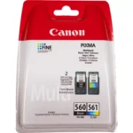 OEM Canon PG-560/CL-561 Original Multipack Ink Cartridges & Photo Paper (3713C008)