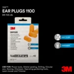 3Mâ„¢ Earplugs 1100 Contractor Pack 50 PR/PK (94 - 105 dB)