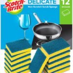 Scotch-BriteÂ® Delicate Non-Scratch Scrub Sponge 12 pieces in pack