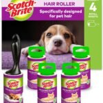 Scotch-Briteâ„¢ Pet Extra Sticky* Hair Roller 48 sheets + 4 Scotch-Briteâ„¢ Pet Extra Sticky* Hair Roller Refill 48 sheets 5/Pack - EU1