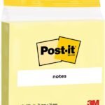 Post-itÂ® Notes Canary Yellow 76 mm x 76 mm 100 Sheets/Pad 1 Pad/Pack 100% PEFC SGSCH-PEFC-COC-110078