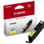 OEM Canon 6511B001 (CLI-551Y) Ink Cartridge Yellow 330 Pages 7ml