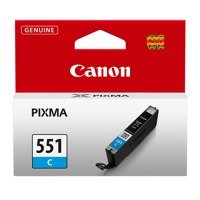 fust_388646 OEM Canon 6509B001 (CLI-551C) Ink Cartridge Cyan 332 Pages 121 Photos 7ml - Image 1