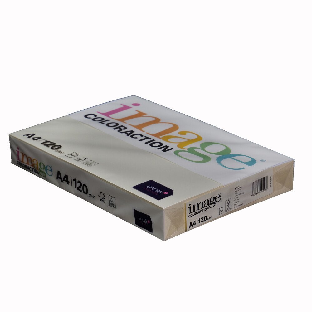Image Coloraction Pale Ivory A4 120GSM (Pack of 1250) - Image 1